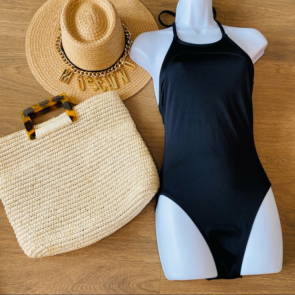 Vintage Newport News Sun Streak Halter Monokini  6